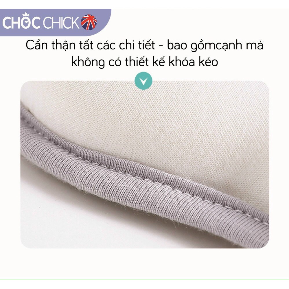 Gối Cao Su Non  𝐅𝐑𝐄𝐄𝐒𝐇𝐈𝐏  Gối Chống Bẹp Đầu Hình Đám Mây Cho Bé ( Choc Chick )