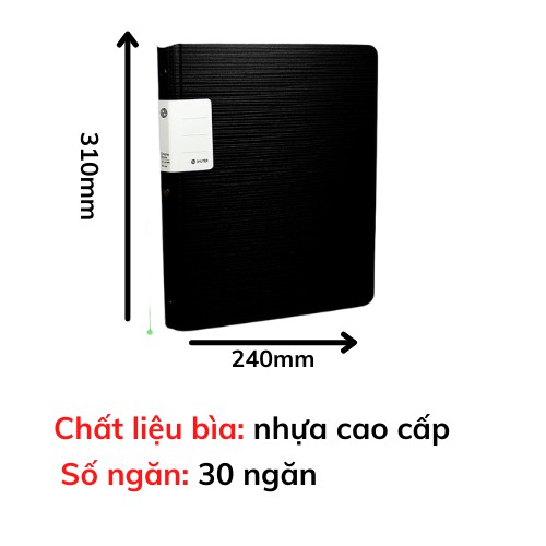 File lá văn phòng SHUTER 30 lá nhiều màu sắc cao cấp U6023