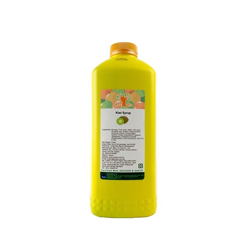 Siro Maulin Kiwi chai 2.5 kg. Hàng công ty có sẵn. Giao hàng ngay