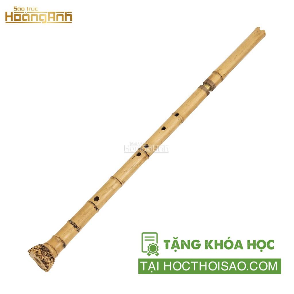 Tiêu Bát Khổng Cao Cấp Có Khớp Nối Kèm Gốc siêu đẹp, Tiêu Trúc chuẩn âm | Tặng khóa học | Sáo Trúc Hoàng Anh