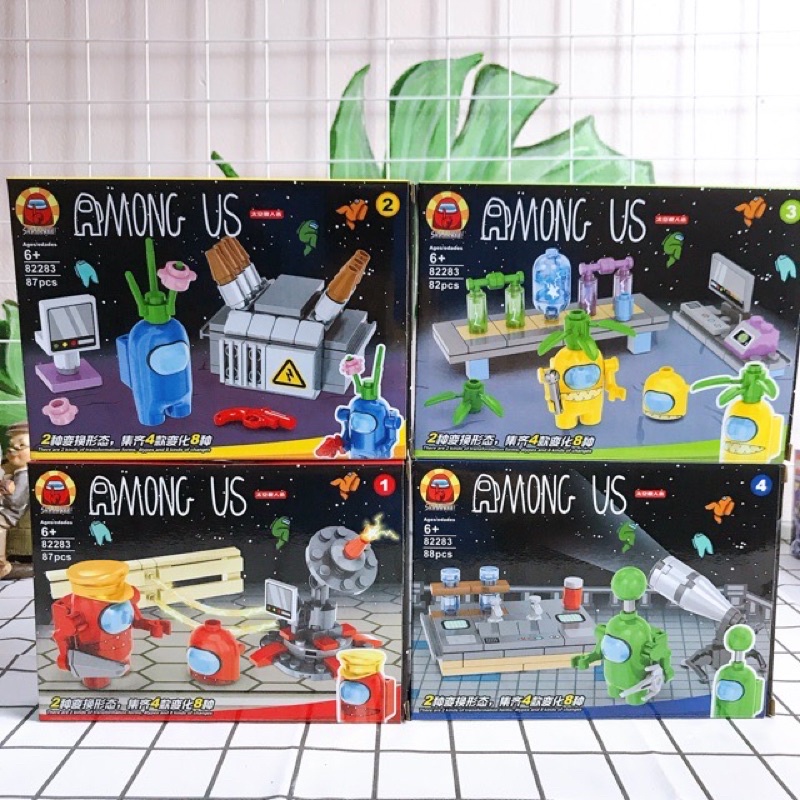 LEGO AMONG US 82283 GỒM 67 CHI TIẾT - 💯HÀNG NHẬP CÓ TEM NHẬP