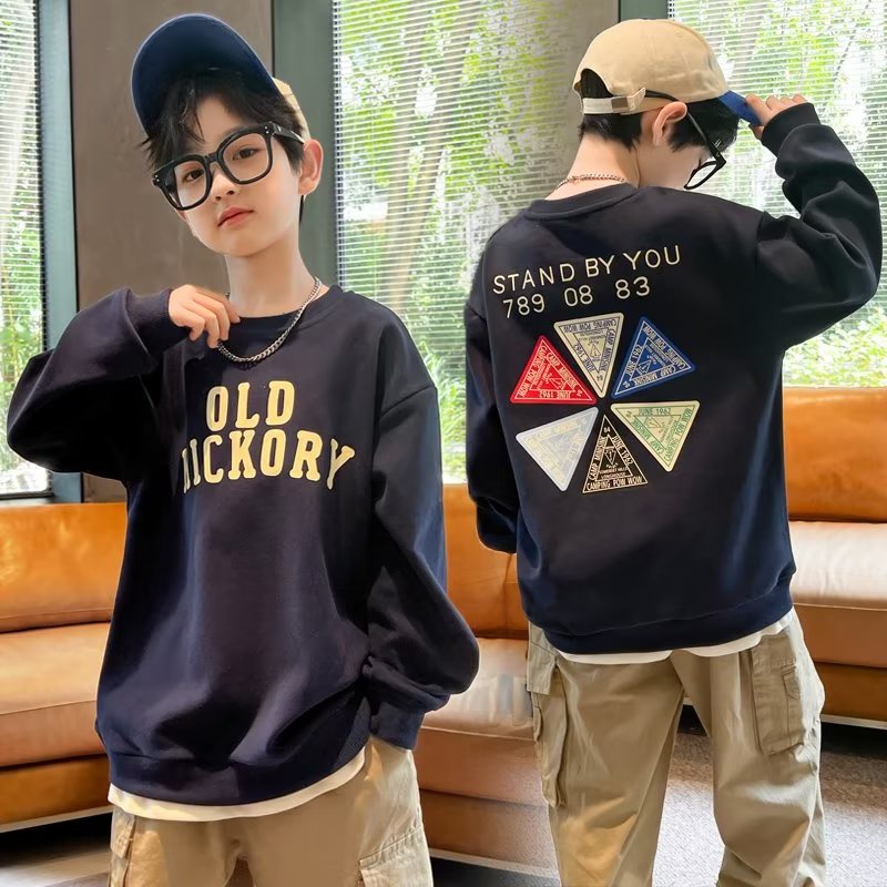 Áo thun BXPB tay dài phong cách thời trang cho bé trai/ bé gái 3-15 tuổi