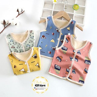 Áo Gile lót nỉ mềm mịn cho bé yêu - hàng siêu đẹp
