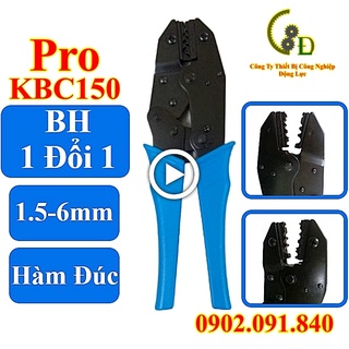 Kìm bấm cos đa năng 💥CAO CẤP💥 kiềm bóp cốt Hansen, kềm ép đầu cosse trần và bọc nhựa nối dây điện