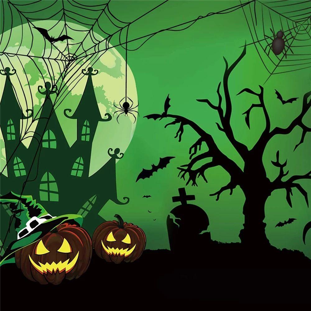 Set 72 Miếng Dán Tường PVC Màu Đen Trang Trí Halloween DIY