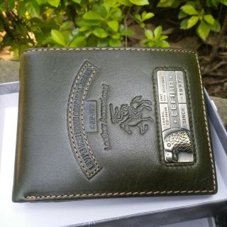 Ví nam cefiro jeans da bò mềm mại