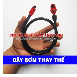 Dây bơm hơi kèm van khóa thay thế dây bơm hỏng ống bơm bằng tay xe đạp xe máy