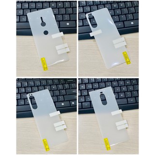 PPF mặt sau trong suốt / nhám chống vân tay 100% Sony Xperia 1 - 1 mark II - 10 mark II - Xperia 5 - XZ2 - XZ3