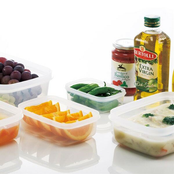 Hộp đựng thực phẩm nhựa nắp dẻo FitinPack 2200ml, 1350ml, 900ml, 600ml, 300ml Nhật nội địa | BigBuy360 - bigbuy360.vn