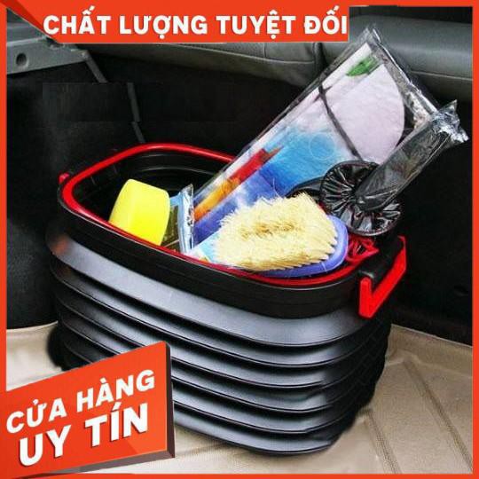 [XẢ KHO+FREE SHIP] Thùng đựng đồ sau cốp oto, xe hơi, trong gia đình. thùng rác trên xe too