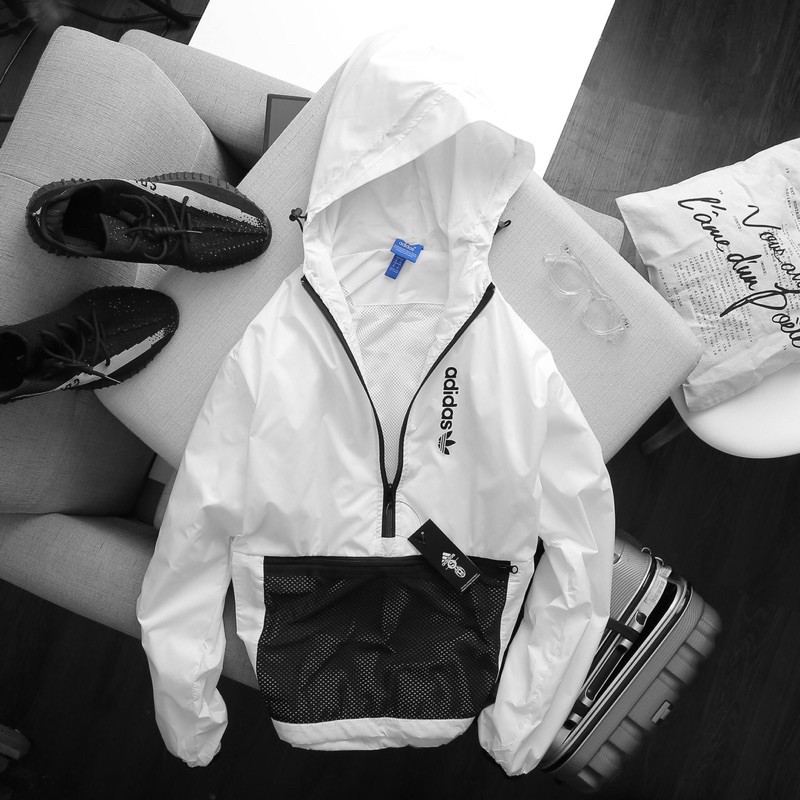 Áo khoác dù nam nữ a d!! das ,dù 2 lớp form unisex (0062)