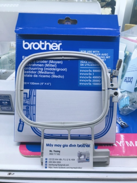 Khung thêu 10x10 cho máy BROTHER NV800e, NV880e và V3