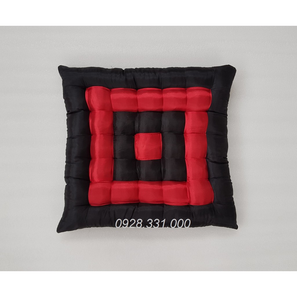 Nệm ngồi bệt MBC Home gấm lụa nhiều màu 40x40x6cm