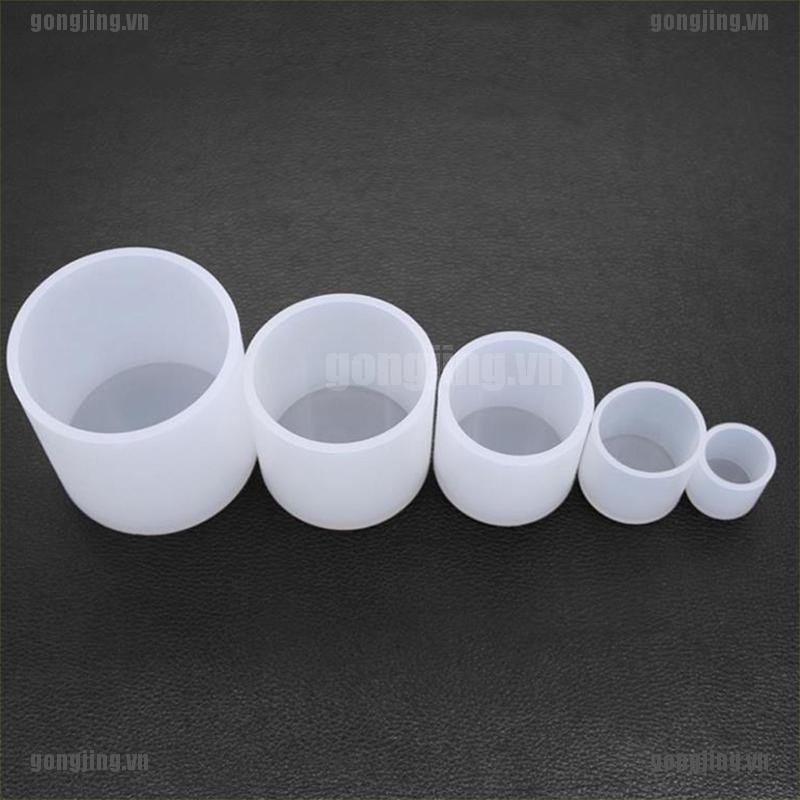 Khuôn Làm Nến Handmade Hình Trụ Chất Liệu Silicone