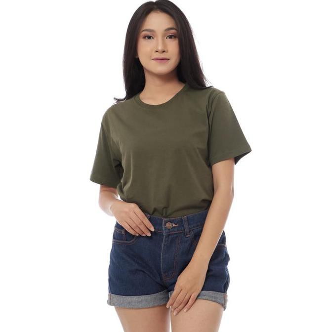 Áo Thun Cotton Màu Trơn 30s / Uniqlo / Nhập Khẩu Chất Lượng Cao Cho Nữ