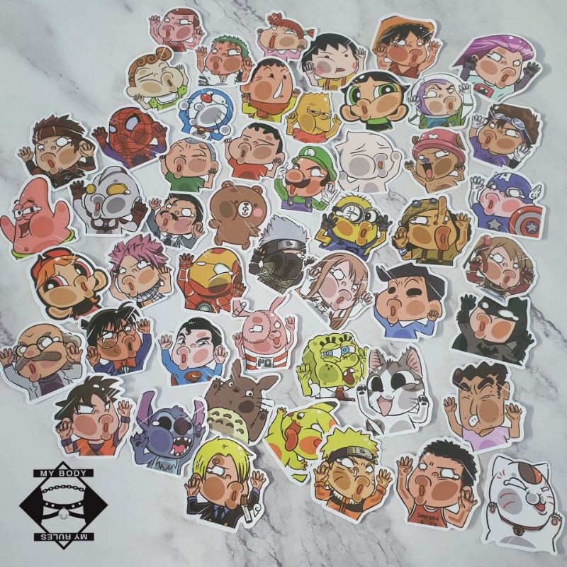 (090) Bộ hình dán/sticker/decal