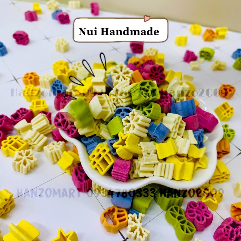 [7m+] Nui Handmade nhà làm rau củ cho bé ăn dặm