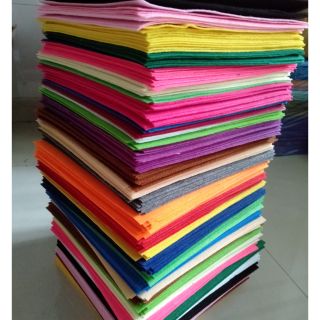 Vải nỉ cứng bán kí nhiều màu