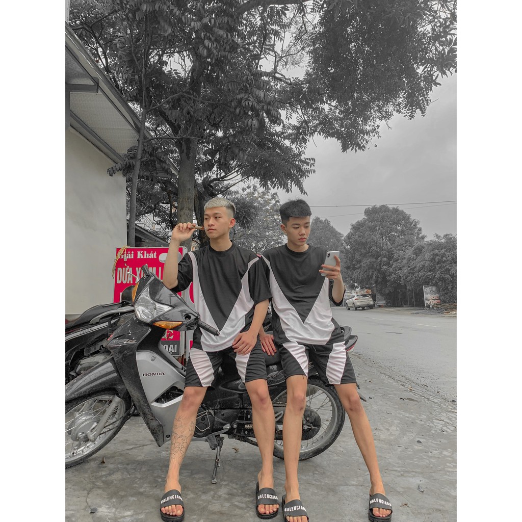 [Mã SKAMA06 giảm 8% tối đa 50K đơn 250K] [Freeship] Set Unisex Black&White mới nhất 2021 | BigBuy360 - bigbuy360.vn