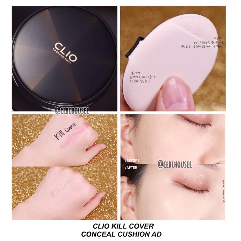 CUSHION CLIO KILL COVER FOUNWEAR ( kèm lõi thay thế )