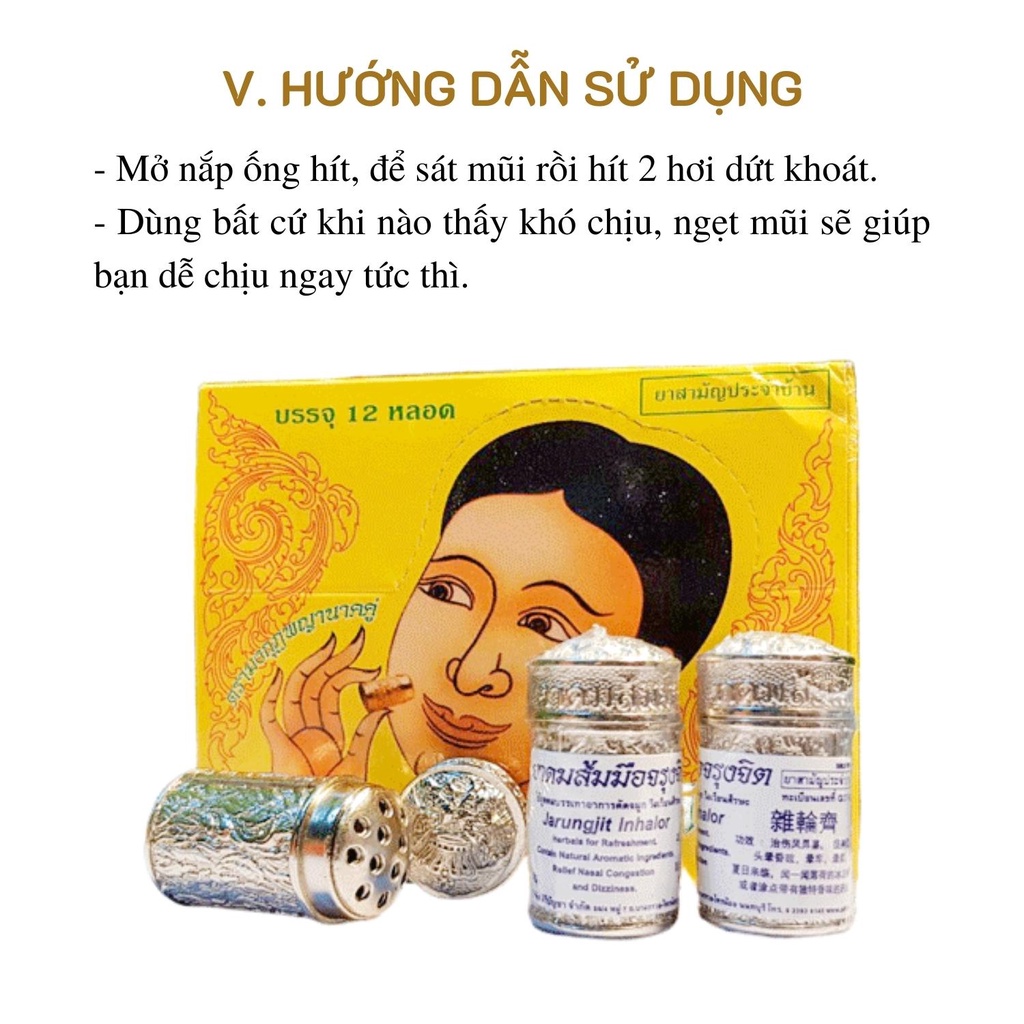 Hít thông xoang Thái Lan (Hàng chính hãng)