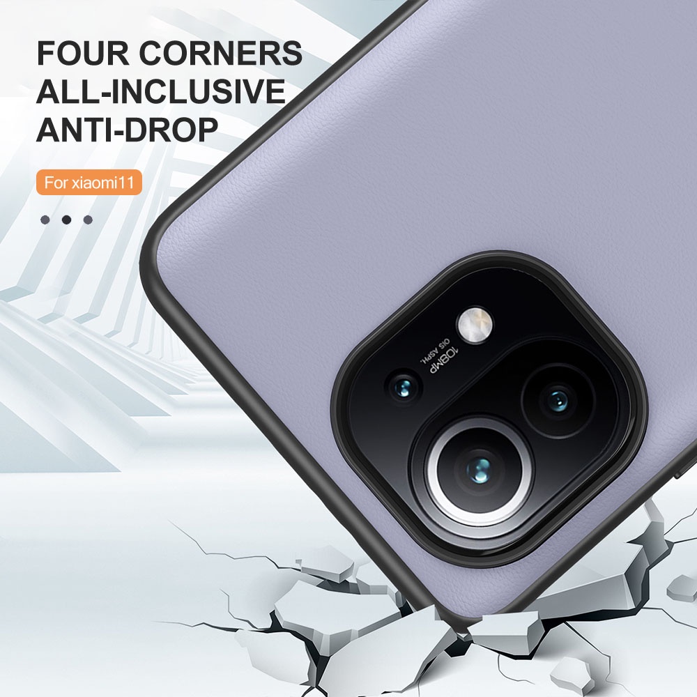 Ốp Điện Thoại Da Chống Sốc Sang Trọng Cho Xiaomi Mi 11 Ultra Mi11 11i 11Pro Lite 5G 4G