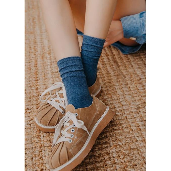 Tất nhún cao cổ Hàn Quốc chất đẹp nhiều màu ( Giao Ngẫu Nhiên ) B09