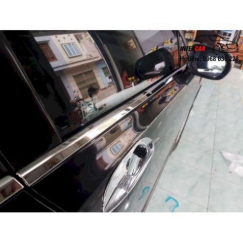 HONDA CIVIC 2008-2011: ốp trang trí viền chân kính xe ô tô inox sáng