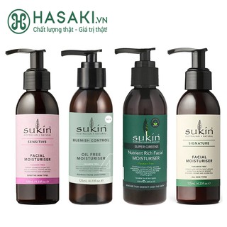 Kem Dưỡng Sukin Facial Moisturiser 125ml