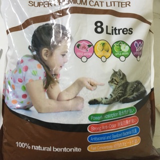 Cát vệ sinh cho mèo cát nhật túi 8l