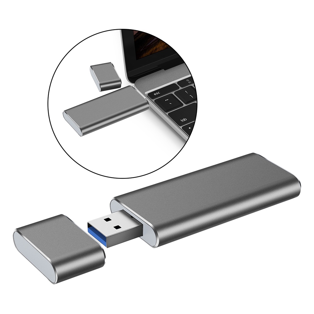 Đầu Đọc Thẻ Nhớ Ssd M.2 Ngff Sang Usb 3.0 6gbps Kèm Chìa Khóa B / M | BigBuy360 - bigbuy360.vn