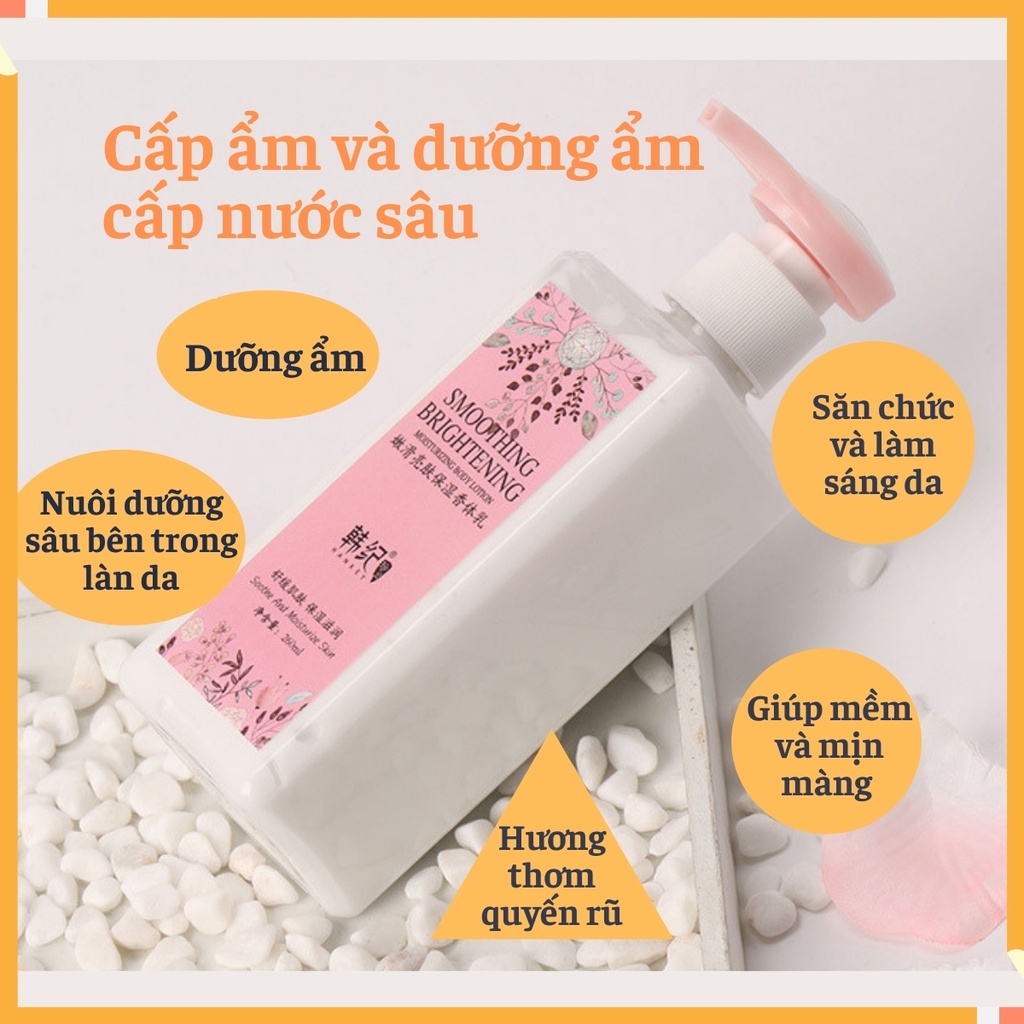 Sữa Dưỡng Thể Kem Dưỡng Da Body Ban Đêm Trắng Da Dưỡng Ẩm Hankey Hàng Nội Địa Trung-AnnA.40.Cosmetic