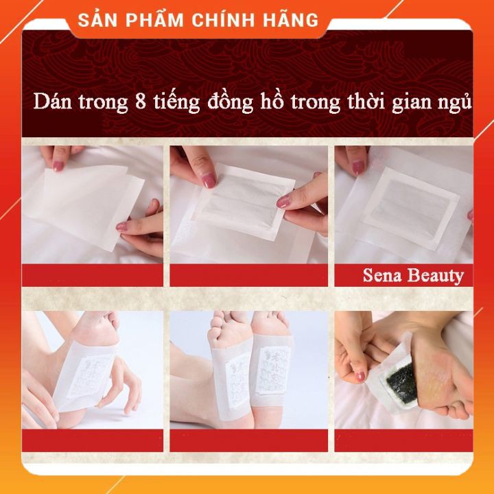 Hộp 50 Miếng Dán Chân Ngải Cứu Thải Độc Bắc Kinh (hộp 50 miếng)