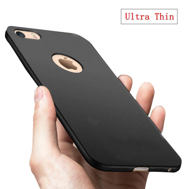 Ốp điện thoại nhựa cứng siêu mỏng chống sốc cho iPhone X 10 6 6S Plus iPhone 8 7 Plus