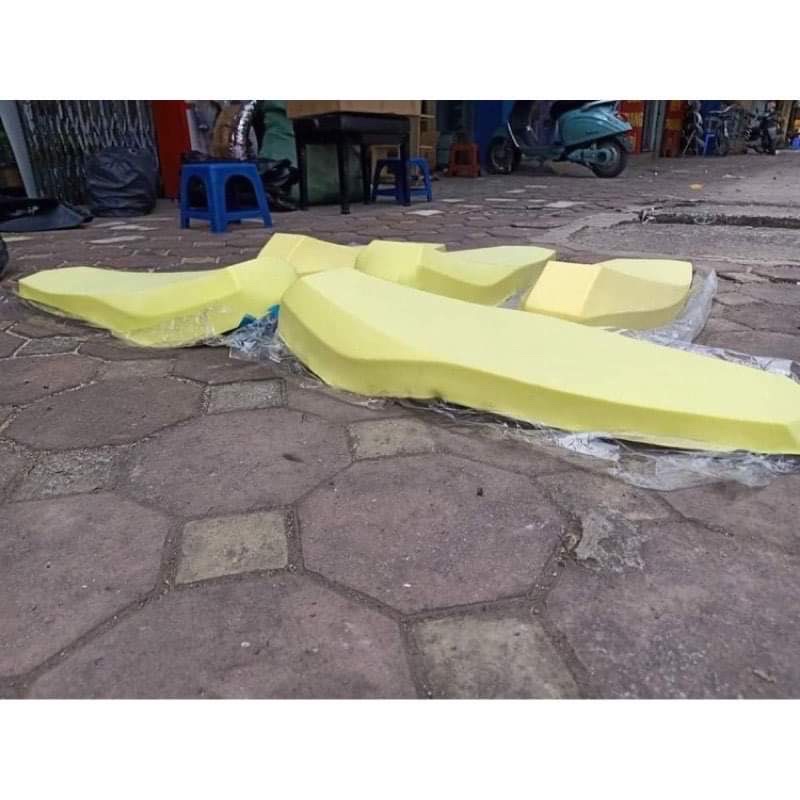 Mút Yên Gọt Exciter 150 Và Winnrer Phom Mỏng + Da Yên Các Bon Thêu Co Dãn 4 Chiều