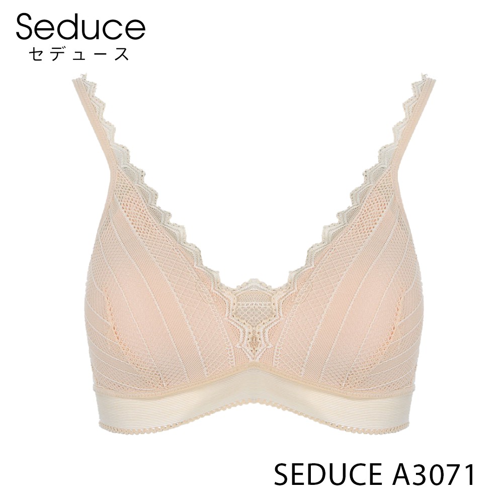 Áo Lót Nữ Ren Mút Mỏng Không Gọng Full Cup Seduce A3071