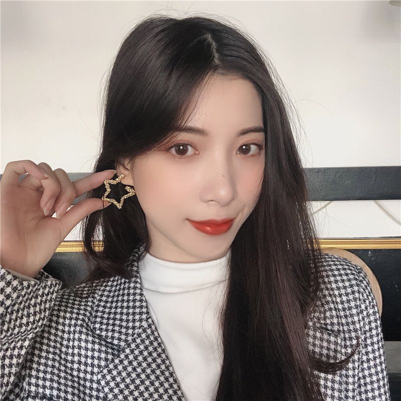 Hoa tai bạc S925 - Bông tai hình sao kim tuyết dễ thương, sang trọng ZaZa.accessories KT8073