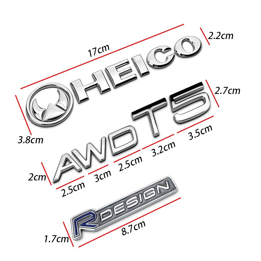 Miếng Dán Kim Loại Trang Trí Lưới Tản Nhiệt Cho Xe Ô Tô Volvo V70 S40