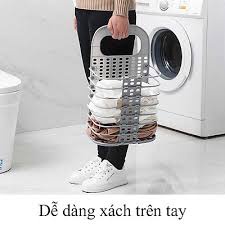 Giỏ để quần áo Cạnh Máy Giặt, giỏ đựng  quần áo tiện ích Việt Nhật .ĐTLV