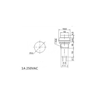 Nút nhấn reset (nhấn nhả) PBS-305