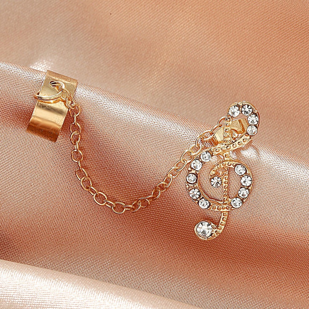 Hoa Tai Dáng Dài Hình Nốt Nhạc Xinh Xắn Cho Nữ