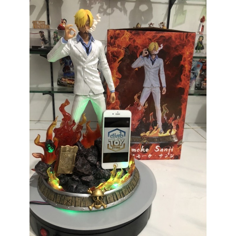 Mô hình Sanji áo trắng gk có led - One Piece