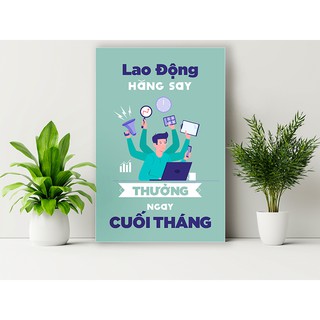 Tranh động lực - lao động hăng say thưởng ngay cuối tháng