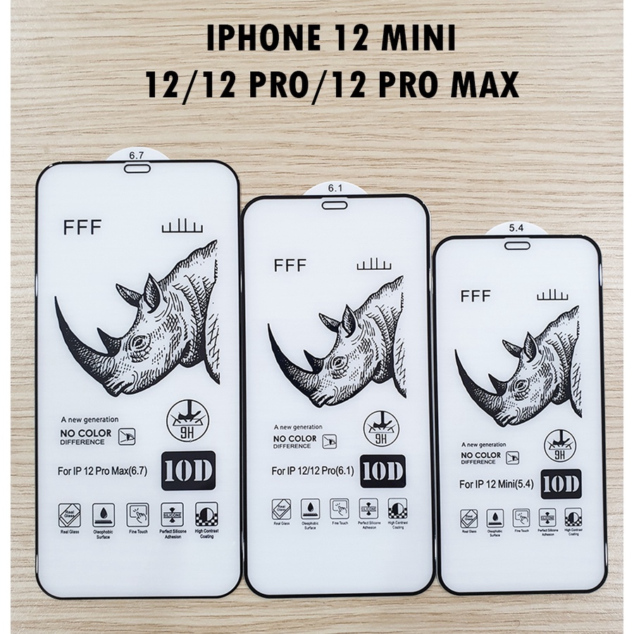 [ĐÓNG HỘP CAO CẤP] Kính cường lực iphone Tê Giác Full Màn Cao Cấp 6/6s/6plus/7/7plus/8/x/xr/xs/11/12/13/14/pro/max/plus