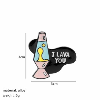 Huy hiệu cài áo hình ngọn lửa núi lửa