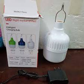 Bóng đèn led sạc tích điện 6-8h 200w có móc treo kèm sạc
