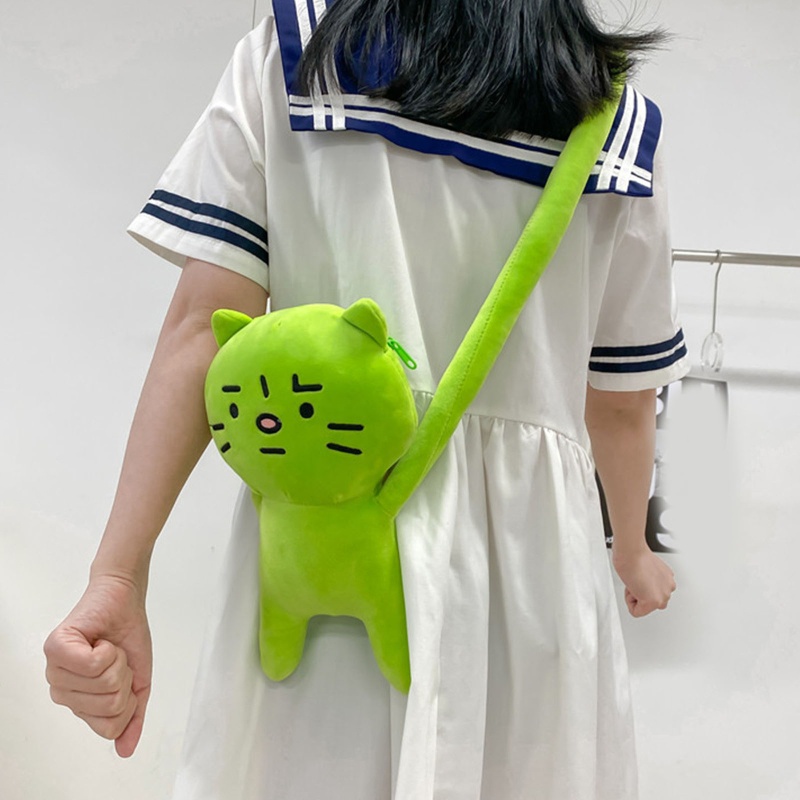 Túi Đeo Chéo Hình Gối Nhồi Bông Hoạt Hình Đáng Yêu