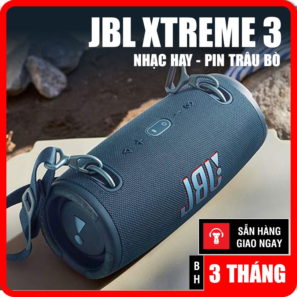 Loa Bluetooth 5.1 Xtreme 3 - Thiết kế mạnh mẽ, năng động, Pin khủng, Chống nước và chống bụi chuẩn