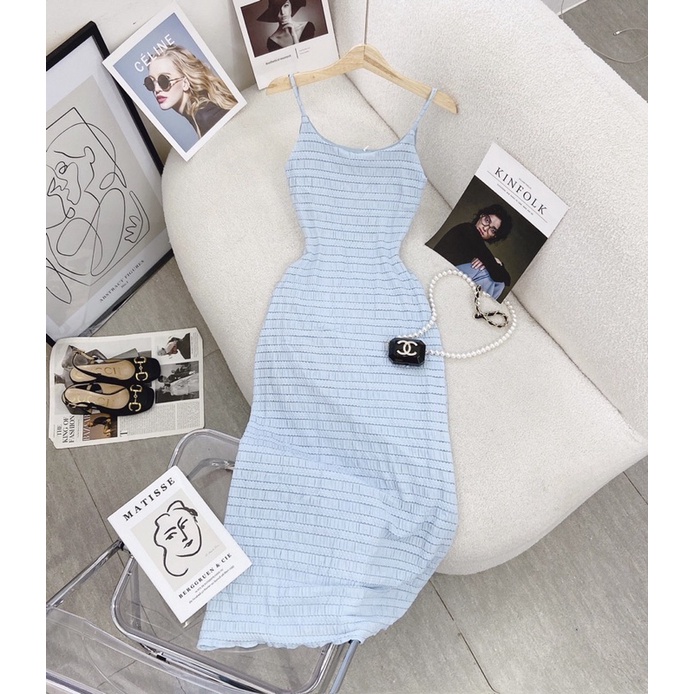 ĐẦM 2S ÔM BODY KẺ 2M