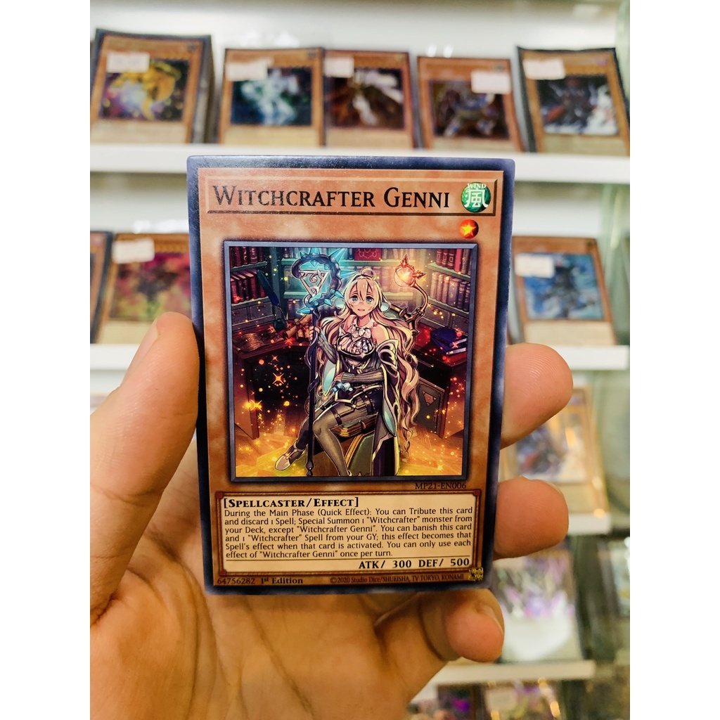Thẻ Bài Lẻ YugiOh! Mã MP21-EN006 - Witchcrafter Genni - Common - 1st Edition